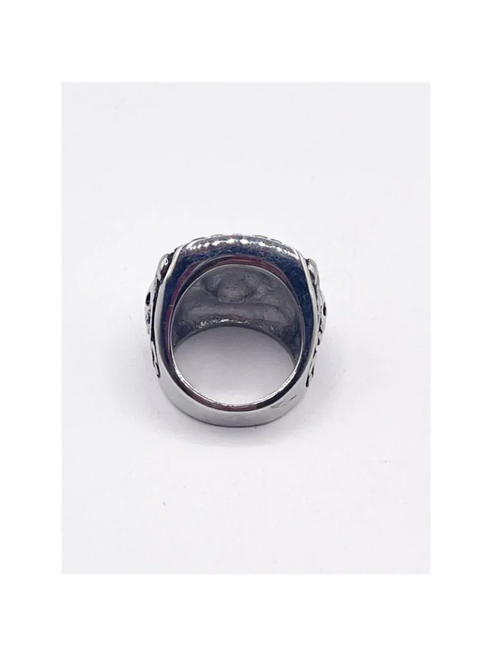 Men's 316L Stainless Steel Skull Sunglasses Gothic Biker Ring Size 8.5 Punk